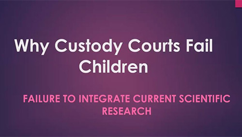 Why Custody Courts Fail Children