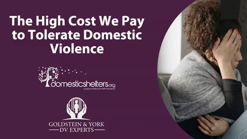 The High Cost We Pay to Tolerate Domestic Violence